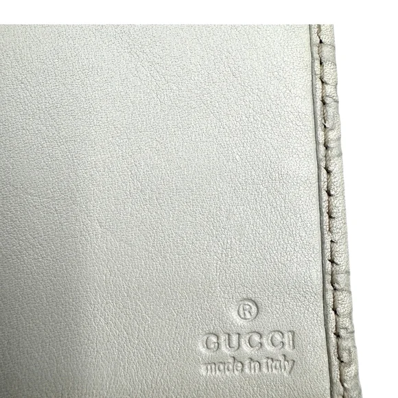 Gucci White Leather Wallet - Picture 2 of 14